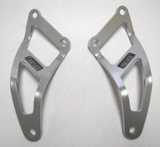 R&G Racing Exh Hanger Brackets -SILVER  RSVR/Tuono