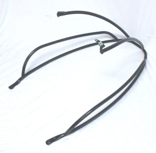 OEM Vespa Rear Protection Bars, Black - 1B001279