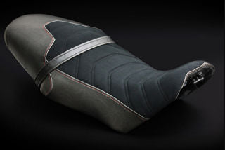 LuiMoto Seat Cover For Griso - Black w/Red Stitch