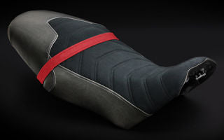LuiMoto Seat Cover For Griso - Black w/Red Strap
