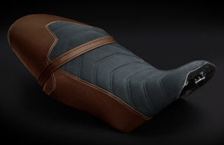 LuiMoto Seat Cover For Griso - Black w/Tan Sides