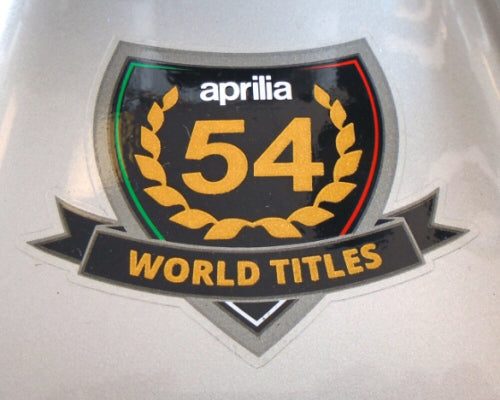 OEM Aprilia Decal 54 World Championships