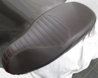 OEM Vespa Saddle Assembly, Tour Brown - 1B002191
