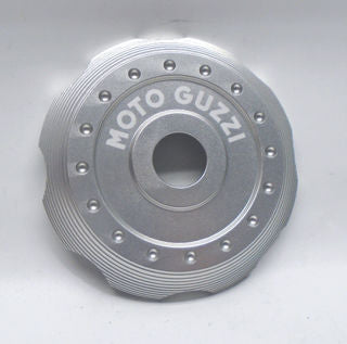 OEM Moto Guzzi Billet Gas Cap, Silver - 2B0041865