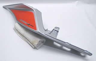OEM Aprilia RH Rear Fairing, Silver - 2H001715000EU