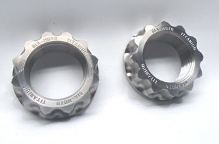GiaMoto 12 Point Titanium Axle Nut Set - Giamoto-TiAxNts
