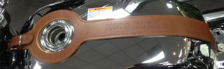 OEM Moto Guzzi Tank Belt '17 Spec, Brown - 606487M