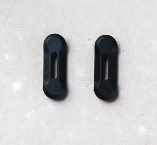 Moto Guzzi Billet Frame Covers, Black - 2S000929