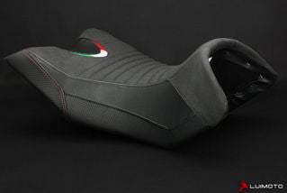 LuiMoto Driver Saddle Cover, Red for Caponord 1200