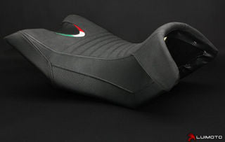 LuiMoto Driver Saddle Cover, BLK for Caponord 1200