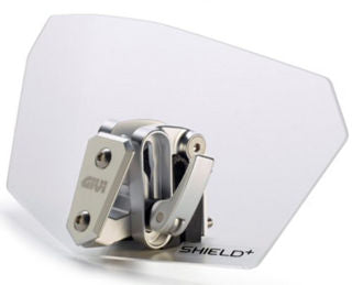 Givi Billet Aluminum Clip-On Wind Deflector