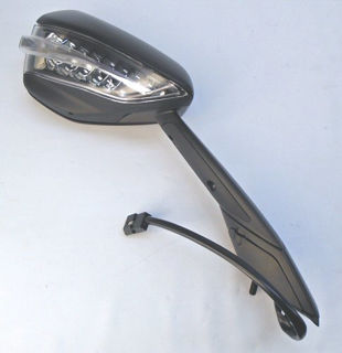 OEM Aprilia '19 Spec RH Mirror, Matte Black - 2B005798