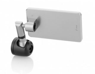 Rizoma Quantum Bar End Mirror, Silver - RZBS211A