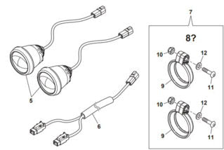 OEM SWM Superdual Fog Light Kit - A000A01057