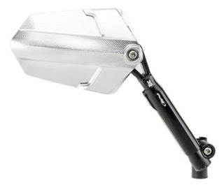 Puig Explorer Billet Aluminum Mirror RH SLV/BLK