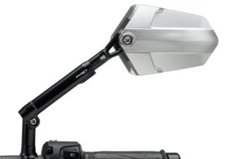 Puig Explorer Billet Aluminum Mirror LH SLV/BLK