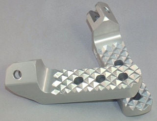 Crosstrax 1 Inch Lowering Offroad Pegs, Silver - KD191010C-1613