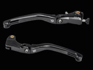 Bonamici Brake and Clutch Lever Set, Black For V4's *See Product Note*
