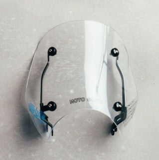 OEM Moto Guzzi Touring Screen, Black Brackets - 2S001569