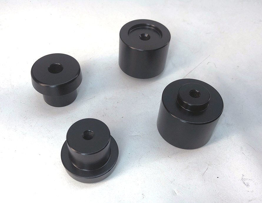RhinoMoto Two Piece Bar Ends W/Mirror Recesses - RM150-0268-001