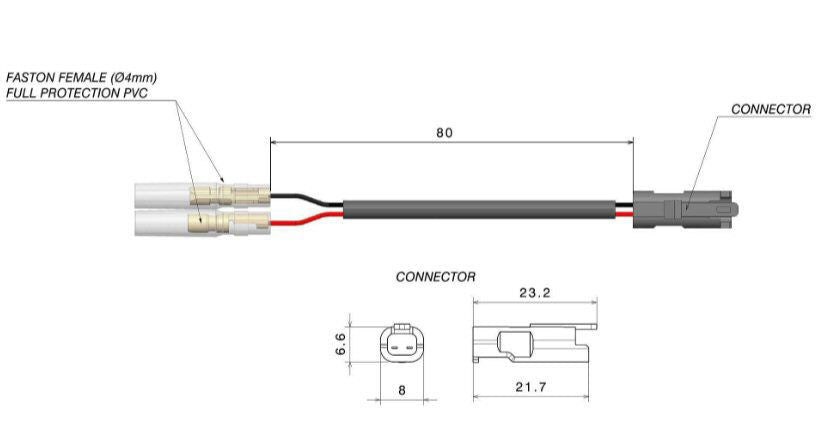 Rizoma No-Cut Turn Signal Cable Installation Kit - EE174H