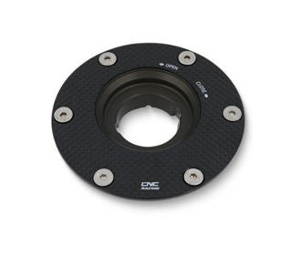 CNC Racing Gas Cap Base, All Carbon Flange, Matte - LO-TSB22Y