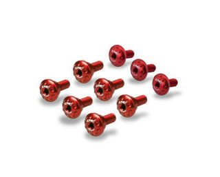 CNC Racing Anodized Aluminum Mid Fairing Bolt Kit, Red - LO-KV463R