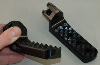 Quadtrax 1 Inch Lowering Pegs, Black - KD182210N-1610
