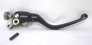 ValterMoto Billet Aluminum Folding Brake Lever, Black - VT-LRB0300 *See Product Note*