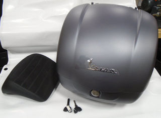 OEM Vespa Top Box, Matte Titanium 707/C - CM273365