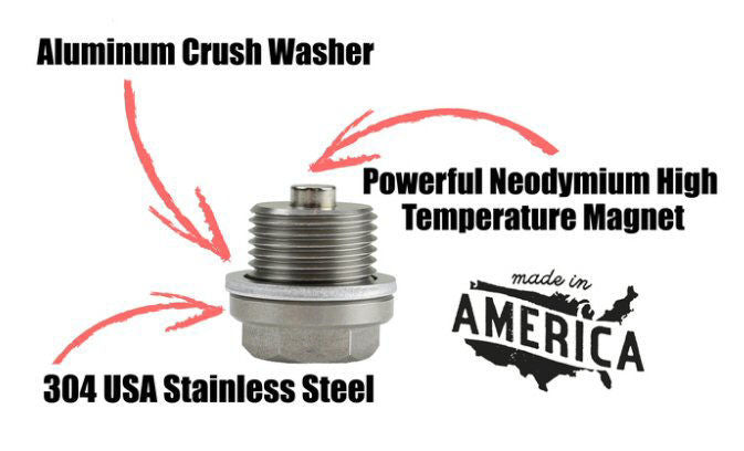 Votex External Hex Super-Magnet Drain Plug - VO-DP007