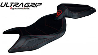 Tappezzeria Italia Naxos UltraGrip Series Seat Cover Set, Black - TA-ARS66NU-3BL-1