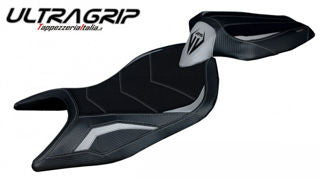 Tappezzeria Italia Naxos UltraGrip Series Seat Cover Set, Grey - TA-ARS66NU-1SL-1