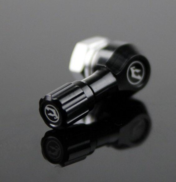 Driven Racing Billet Aluminum 90° Degree Valve Stem - DRP-DRVS-8.5-BK