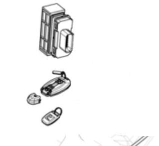 OEM Vespa Kit Of Complete Keyless - 1D004582