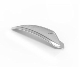 Rizoma Front Fender Crest, Silver - RZ-ZVP026A
