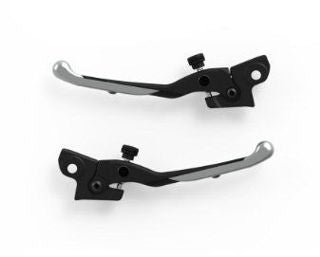 Rizoma Adjustable Brake Levers (LH+RH), Silver - RZ-LBX153A