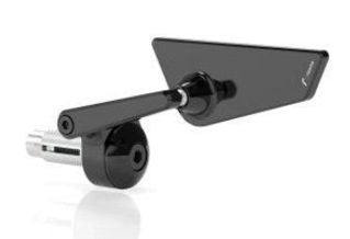 Rizoma Cut-Edge LH Bar End Mirror, Black - RZBS296B