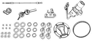 OEM Moto Guzzi Lock Set, Travel - 2B006828