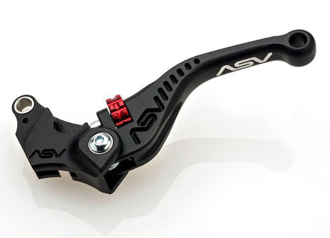 ASV C5 Sport Series Folding Cable Clutch Lever, Short Black - CRC540-SK