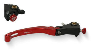 CNC Racing Folding Brake Lever, Red Aluminum - LOLBR04R