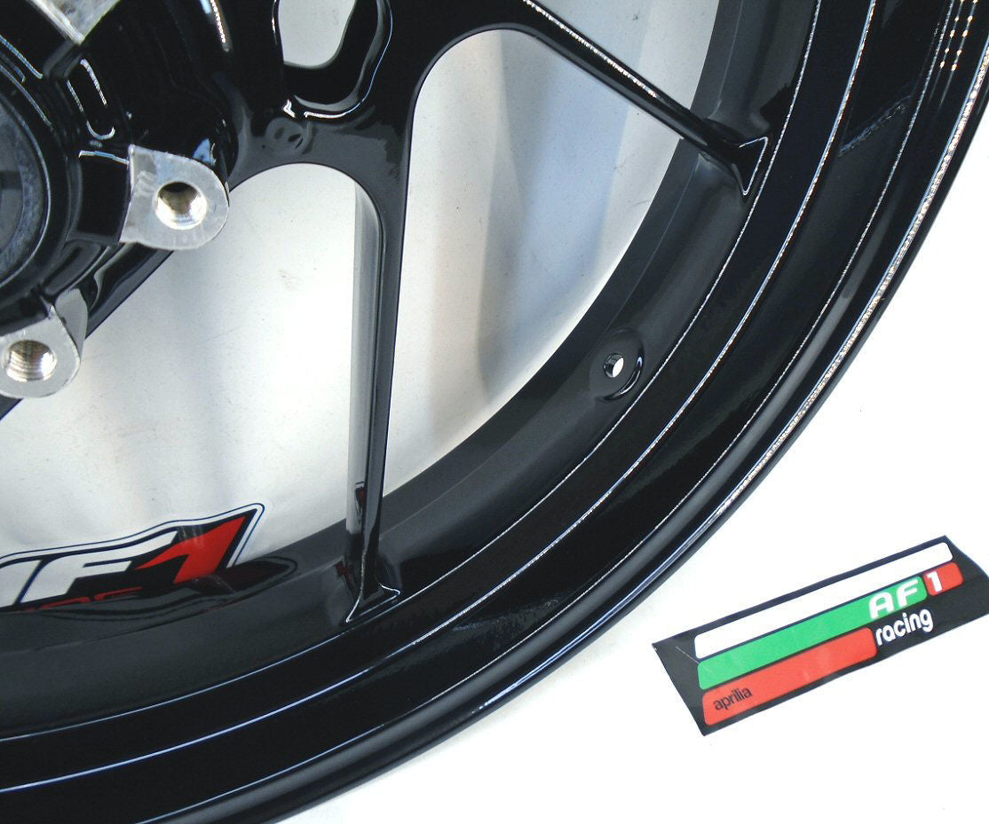 OEM Aprilia Front Wheel, Black - 2B010059