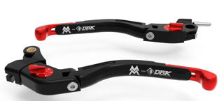 DBK Special Parts Brake and Clutch Lever Kit, Red - MV-LEA23A
