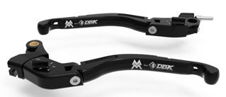 DBK Special Parts Brake and Clutch Lever Kit, Black - MV-LEA23D