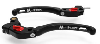DBK Special Parts Brake and Clutch Lever Kit, Red - MV-LE23A