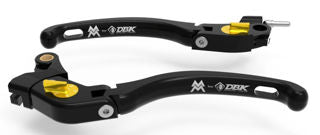 DBK Special Parts Brake and Clutch Lever Kit, Gold - MV-LE23B