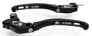 DBK Special Parts Brake and Clutch Lever Kit, Silver - MV-LE23E