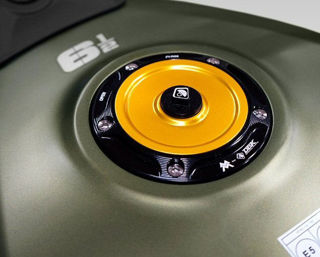 DBK Special Parts Billet Quick Turn Keyless Gas Cap, Gold - MV-TSB08DB