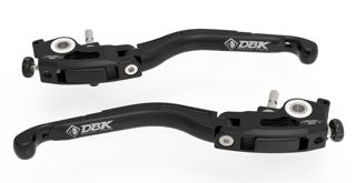 DBK Special Parts L37 Brake & Clutch Lever Set, Black - MV-L37D