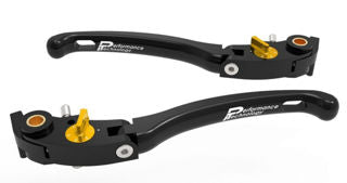 DBK Special Parts LE16 Brake & Clutch Lever Set, Gold - MV-LE16B